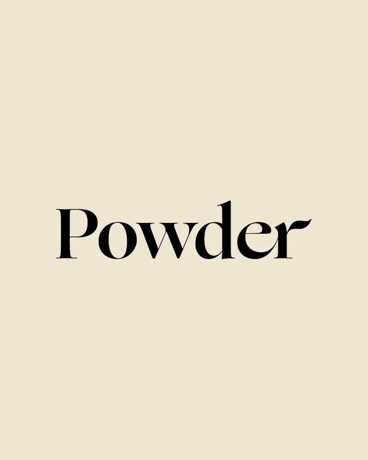 Powder: العينات